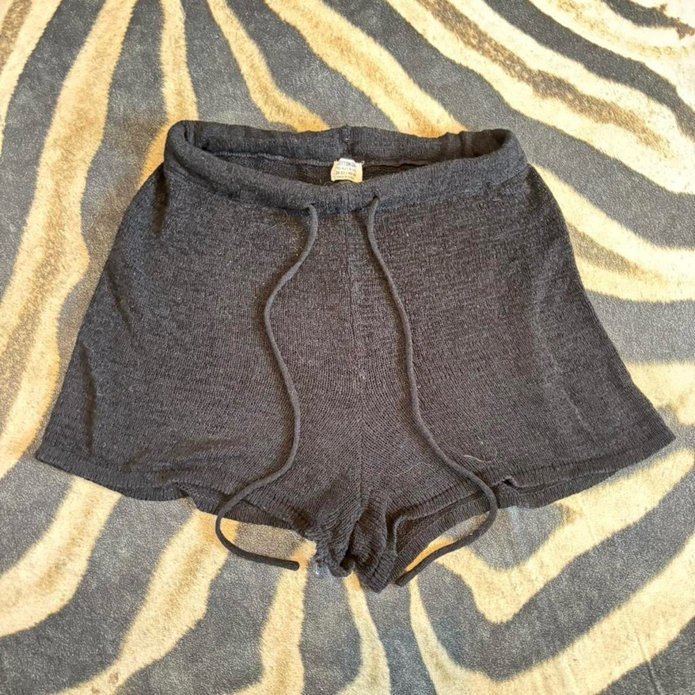 ☆ Cotton On knit black shorts